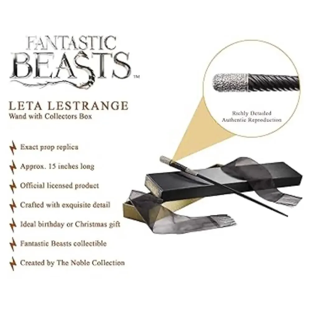 Fantastic Beasts Leta Lestrange Harry Potter Wand Wizarding World The Noble Col.